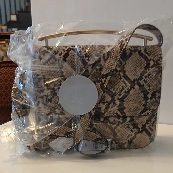 Topshop Bags Snakeskin Patterned Womens Bag Poshmark